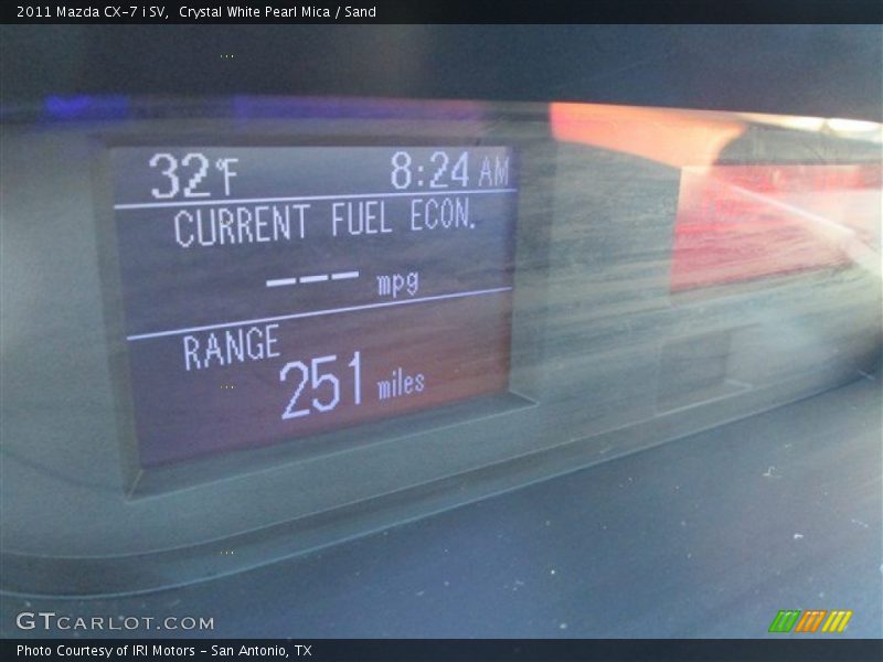 Crystal White Pearl Mica / Sand 2011 Mazda CX-7 i SV