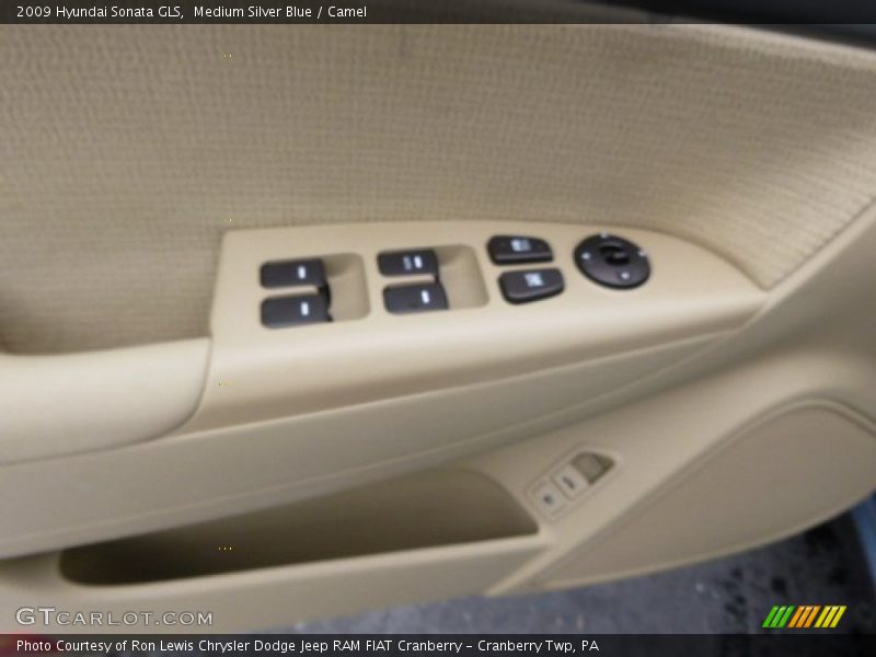 Medium Silver Blue / Camel 2009 Hyundai Sonata GLS