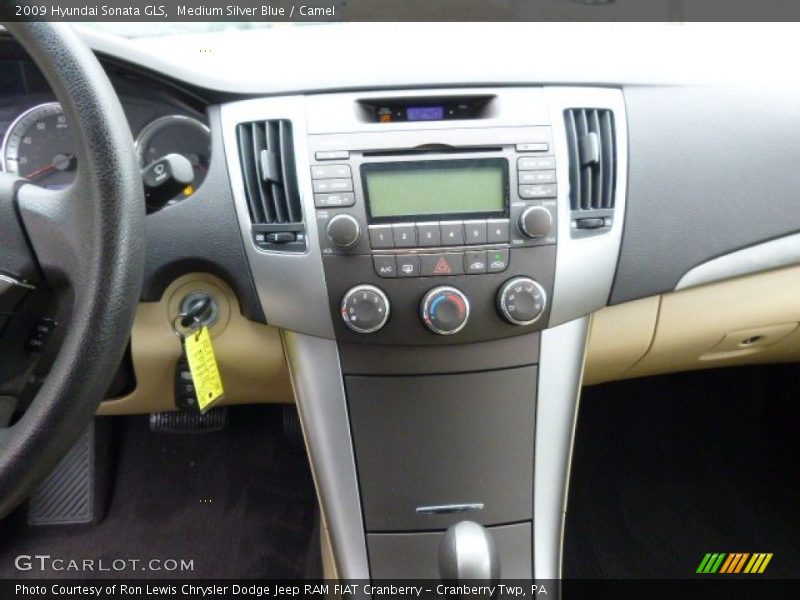 Medium Silver Blue / Camel 2009 Hyundai Sonata GLS