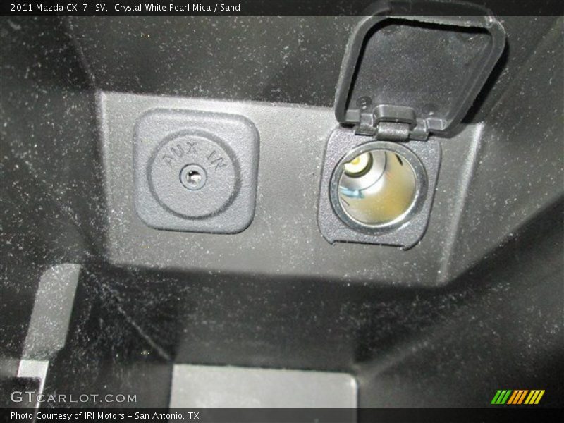 Crystal White Pearl Mica / Sand 2011 Mazda CX-7 i SV