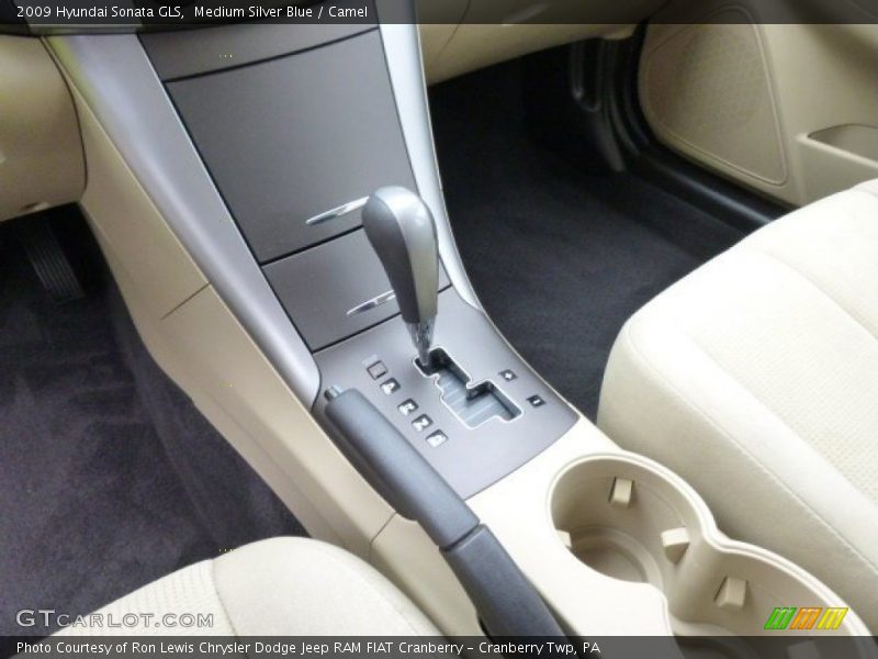 Medium Silver Blue / Camel 2009 Hyundai Sonata GLS