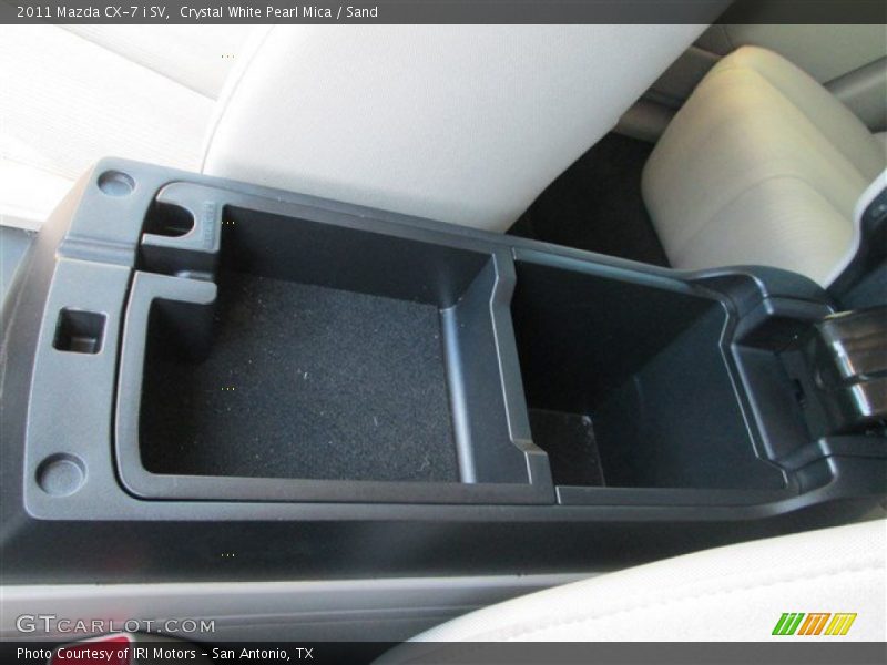 Crystal White Pearl Mica / Sand 2011 Mazda CX-7 i SV