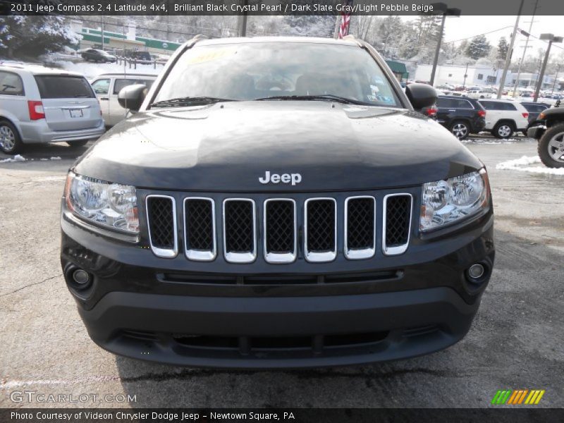 Brilliant Black Crystal Pearl / Dark Slate Gray/Light Pebble Beige 2011 Jeep Compass 2.4 Latitude 4x4