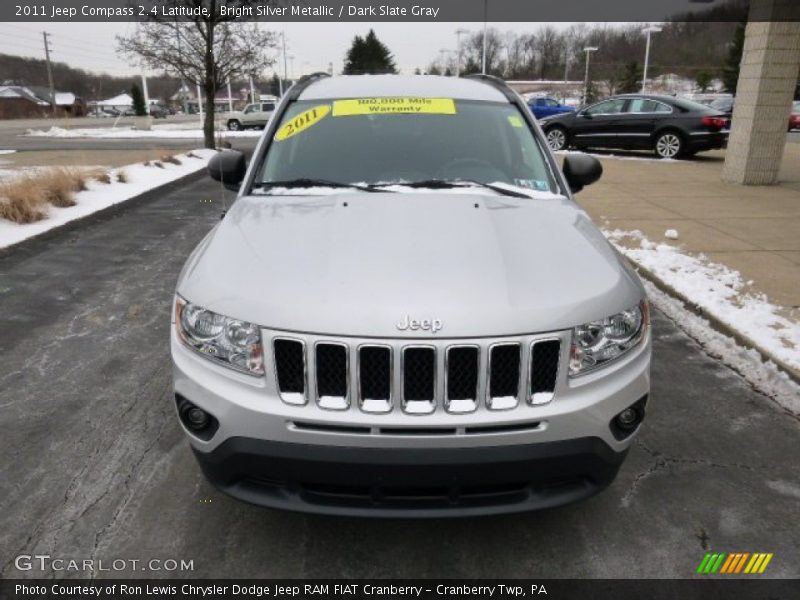 Bright Silver Metallic / Dark Slate Gray 2011 Jeep Compass 2.4 Latitude
