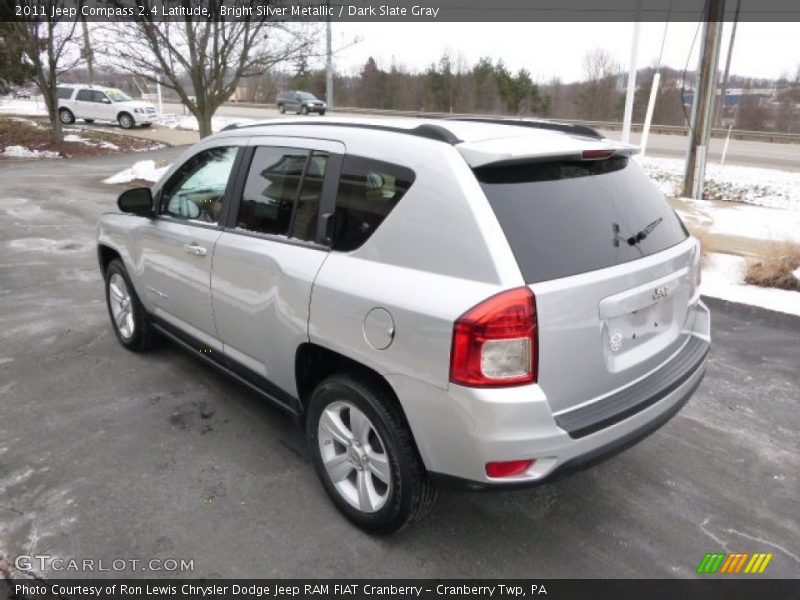 Bright Silver Metallic / Dark Slate Gray 2011 Jeep Compass 2.4 Latitude