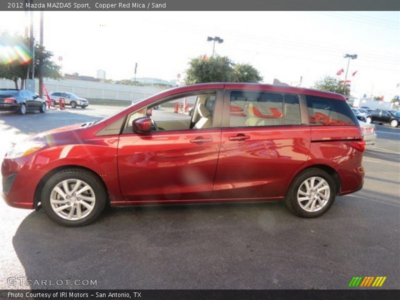 Copper Red Mica / Sand 2012 Mazda MAZDA5 Sport