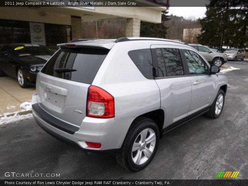 Bright Silver Metallic / Dark Slate Gray 2011 Jeep Compass 2.4 Latitude