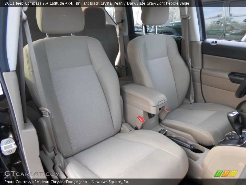 Brilliant Black Crystal Pearl / Dark Slate Gray/Light Pebble Beige 2011 Jeep Compass 2.4 Latitude 4x4