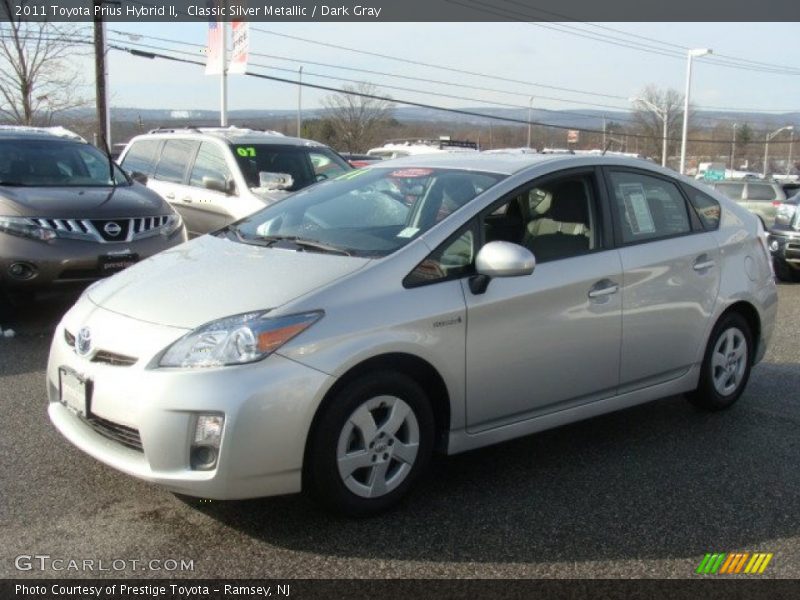 Classic Silver Metallic / Dark Gray 2011 Toyota Prius Hybrid II