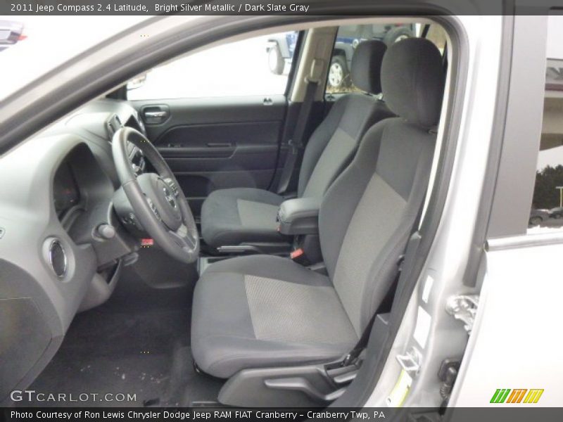 Bright Silver Metallic / Dark Slate Gray 2011 Jeep Compass 2.4 Latitude