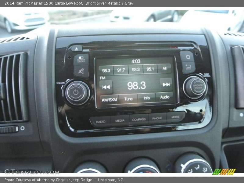 Audio System of 2014 ProMaster 1500 Cargo Low Roof