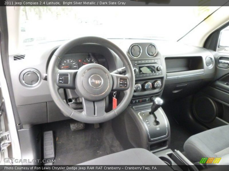 Bright Silver Metallic / Dark Slate Gray 2011 Jeep Compass 2.4 Latitude