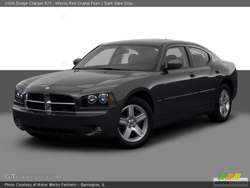 Inferno Red Crystal Pearl / Dark Slate Gray 2008 Dodge Charger R/T