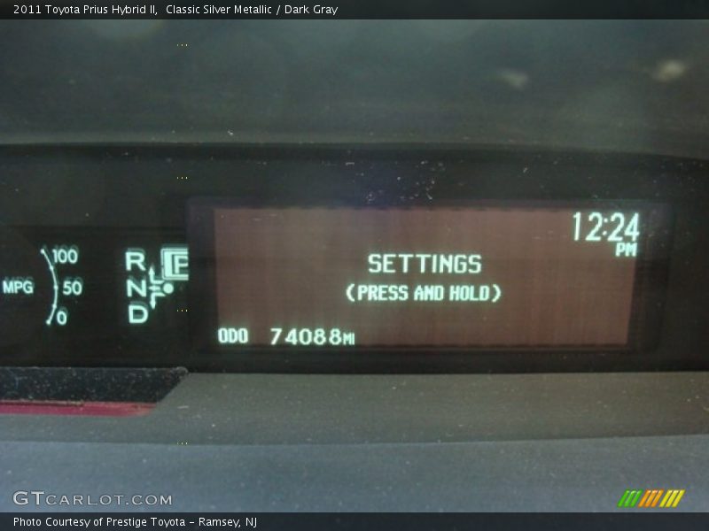 Classic Silver Metallic / Dark Gray 2011 Toyota Prius Hybrid II