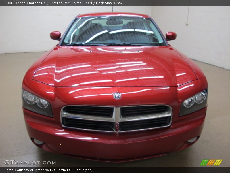 Inferno Red Crystal Pearl / Dark Slate Gray 2008 Dodge Charger R/T