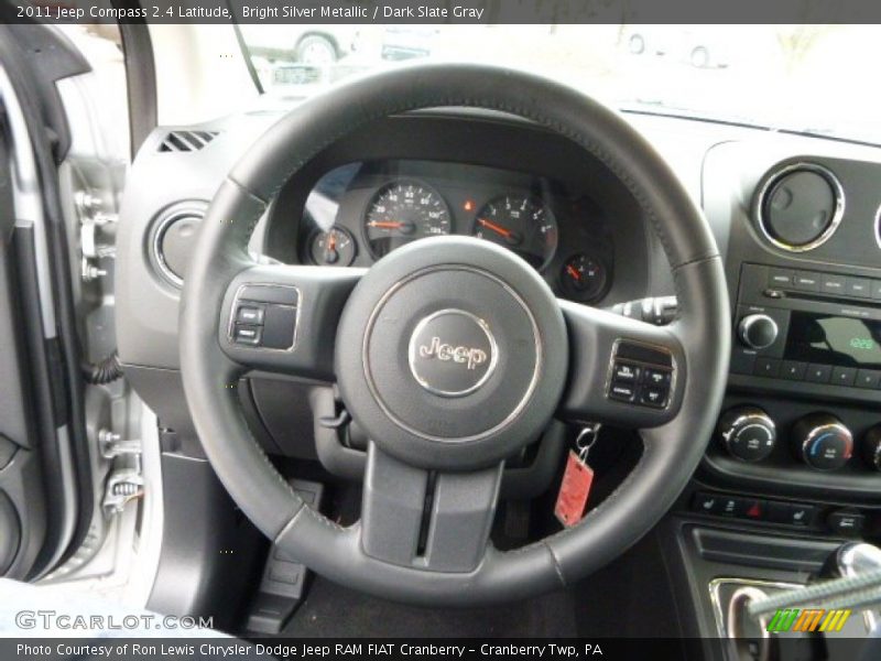 Bright Silver Metallic / Dark Slate Gray 2011 Jeep Compass 2.4 Latitude