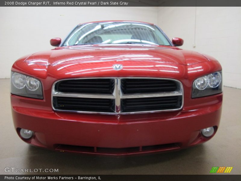 Inferno Red Crystal Pearl / Dark Slate Gray 2008 Dodge Charger R/T