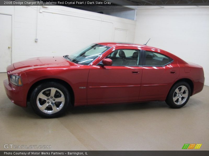 Inferno Red Crystal Pearl / Dark Slate Gray 2008 Dodge Charger R/T