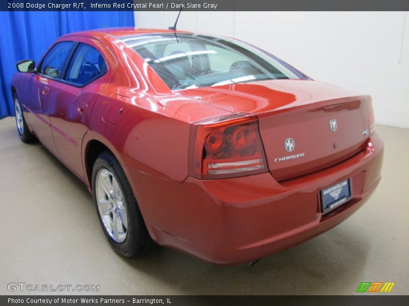 Inferno Red Crystal Pearl / Dark Slate Gray 2008 Dodge Charger R/T
