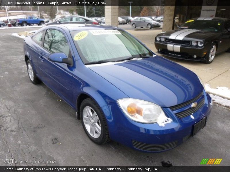 Arrival Blue Metallic / Gray 2005 Chevrolet Cobalt LS Coupe