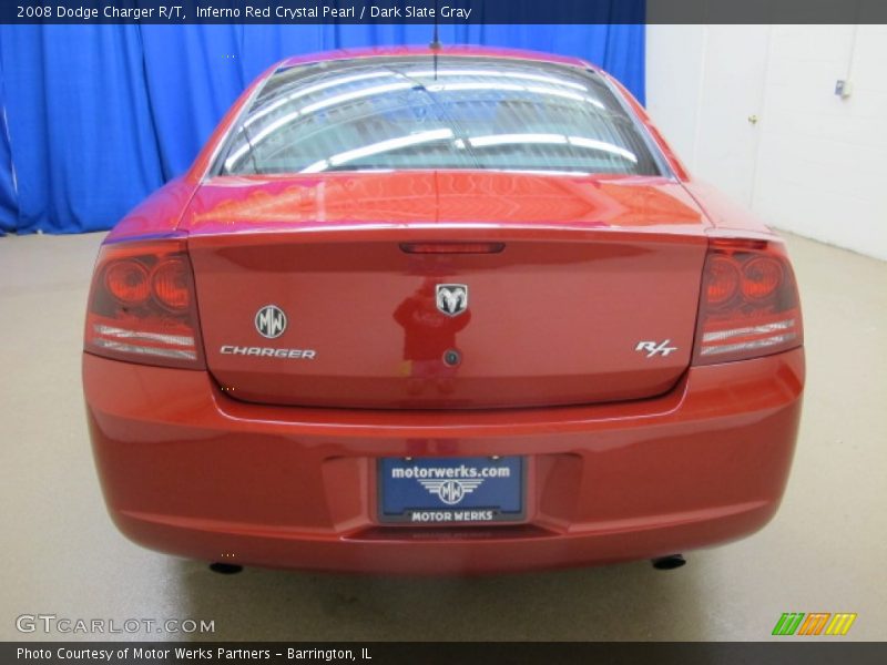 Inferno Red Crystal Pearl / Dark Slate Gray 2008 Dodge Charger R/T