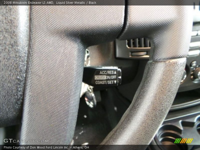 Liquid Silver Metallic / Black 2008 Mitsubishi Endeavor LS AWD