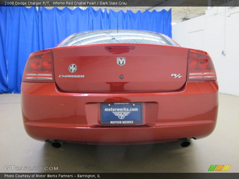 Inferno Red Crystal Pearl / Dark Slate Gray 2008 Dodge Charger R/T