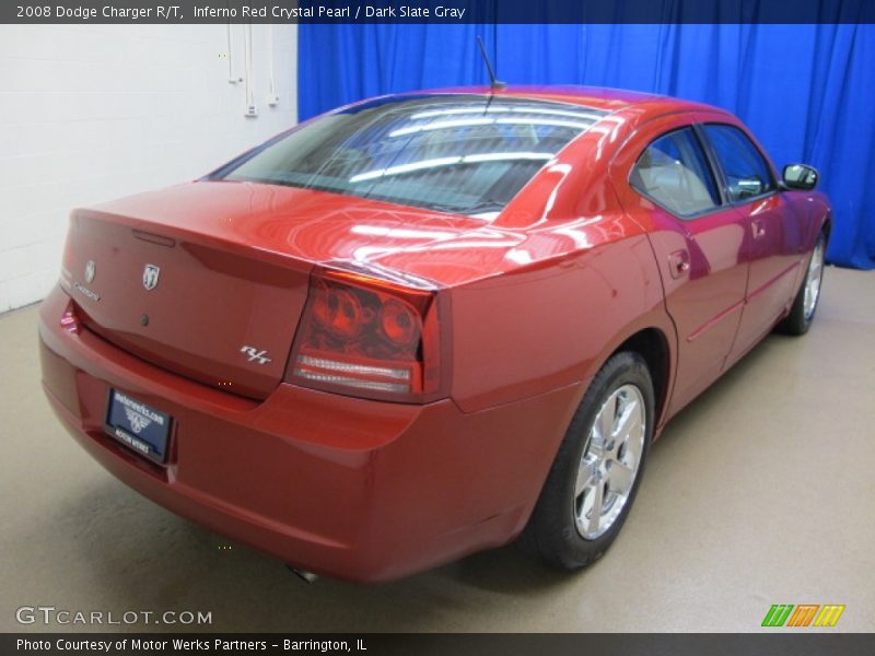 Inferno Red Crystal Pearl / Dark Slate Gray 2008 Dodge Charger R/T