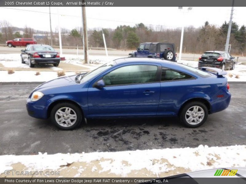 Arrival Blue Metallic / Gray 2005 Chevrolet Cobalt LS Coupe