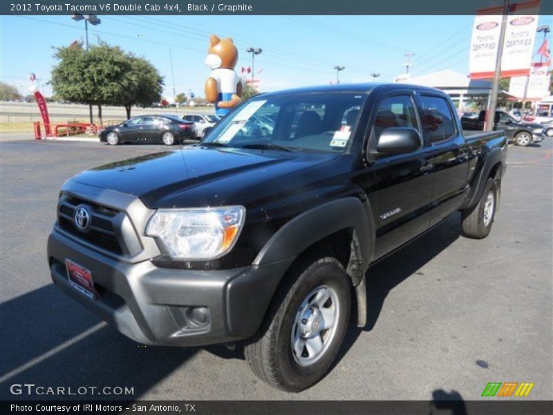 Black / Graphite 2012 Toyota Tacoma V6 Double Cab 4x4