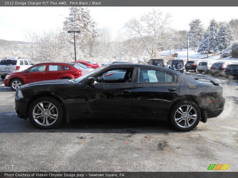 Pitch Black / Black 2012 Dodge Charger R/T Plus AWD