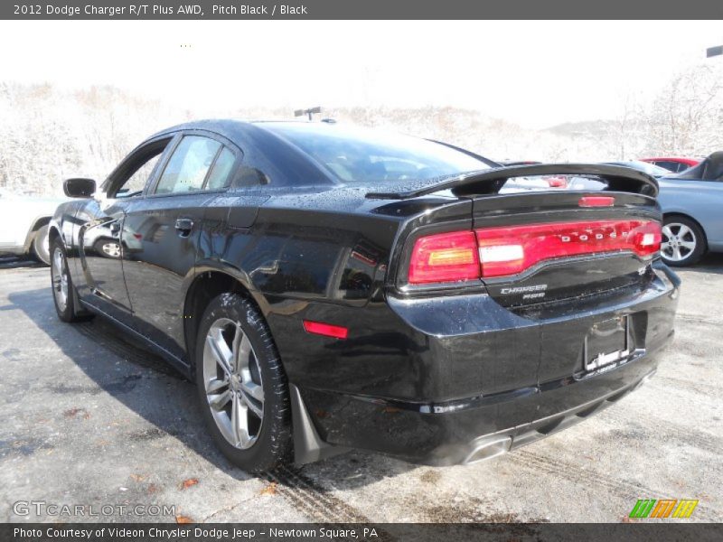 Pitch Black / Black 2012 Dodge Charger R/T Plus AWD