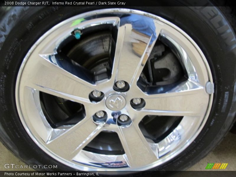 Inferno Red Crystal Pearl / Dark Slate Gray 2008 Dodge Charger R/T