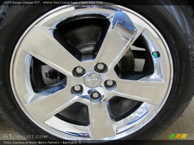 Inferno Red Crystal Pearl / Dark Slate Gray 2008 Dodge Charger R/T