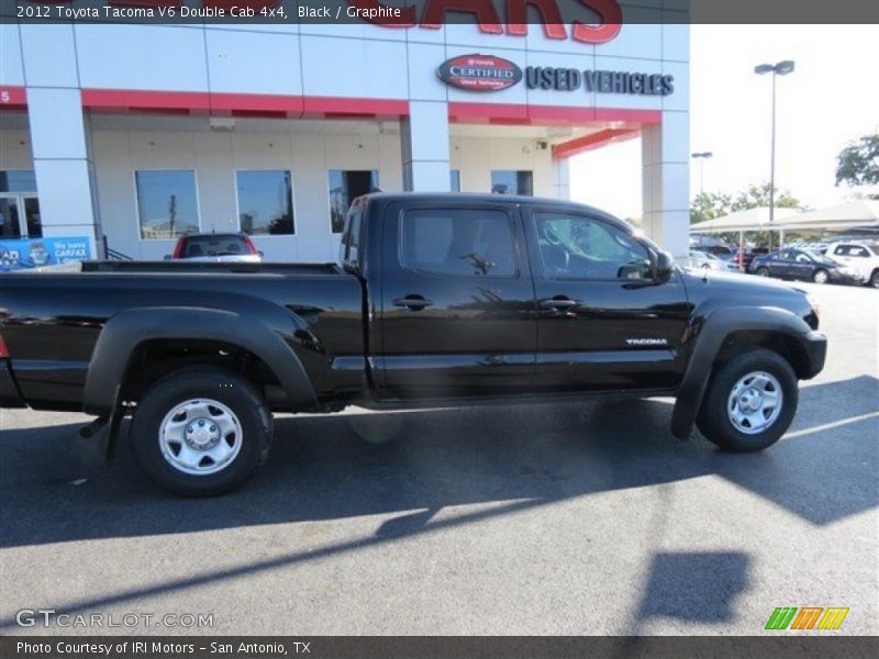 Black / Graphite 2012 Toyota Tacoma V6 Double Cab 4x4