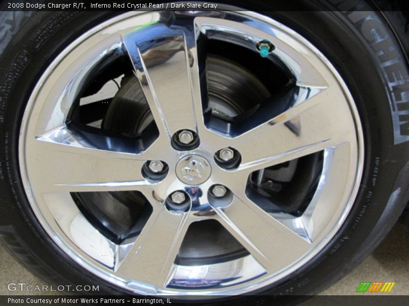Inferno Red Crystal Pearl / Dark Slate Gray 2008 Dodge Charger R/T