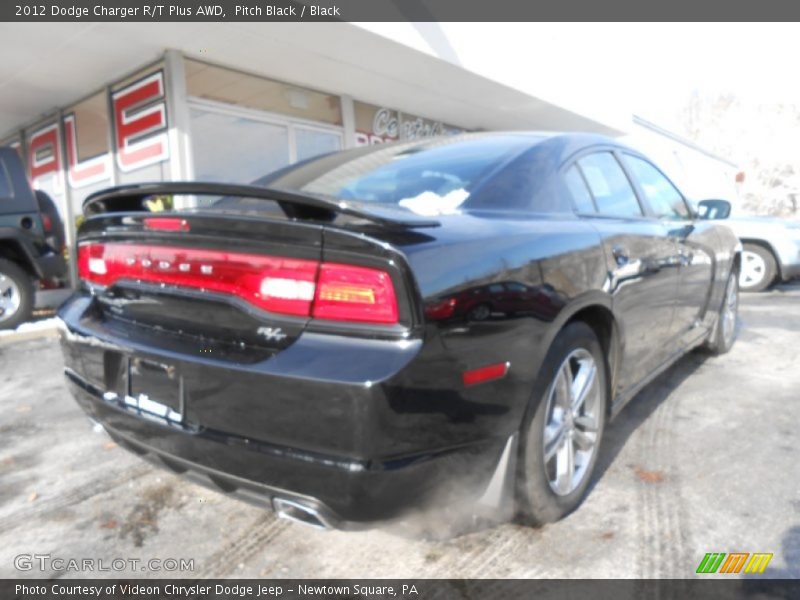 Pitch Black / Black 2012 Dodge Charger R/T Plus AWD