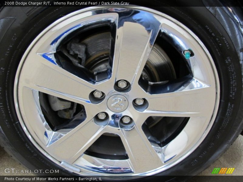 Inferno Red Crystal Pearl / Dark Slate Gray 2008 Dodge Charger R/T