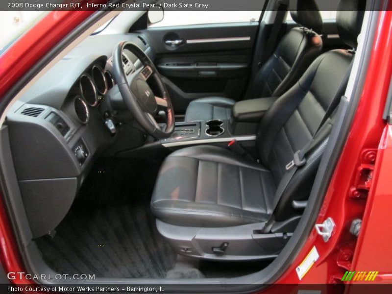 Inferno Red Crystal Pearl / Dark Slate Gray 2008 Dodge Charger R/T