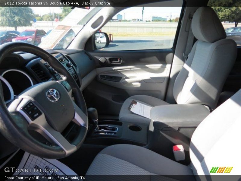 Black / Graphite 2012 Toyota Tacoma V6 Double Cab 4x4