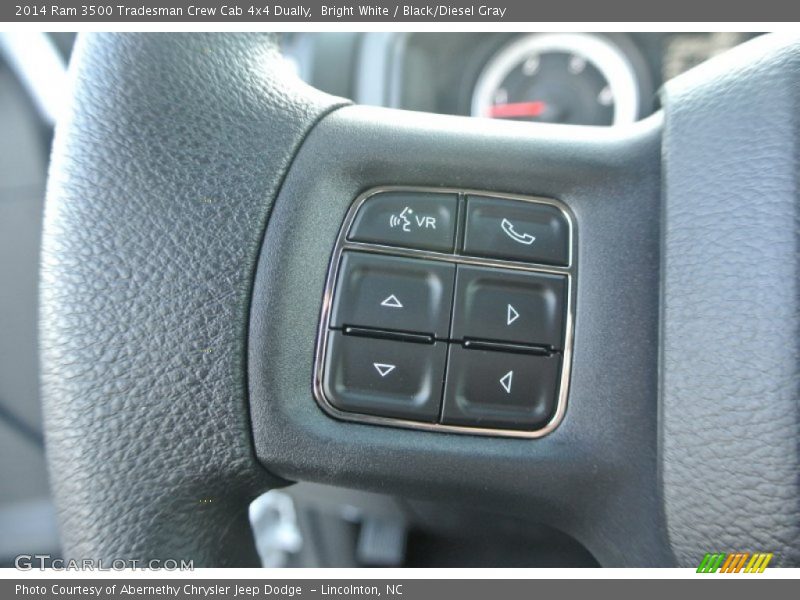Bright White / Black/Diesel Gray 2014 Ram 3500 Tradesman Crew Cab 4x4 Dually