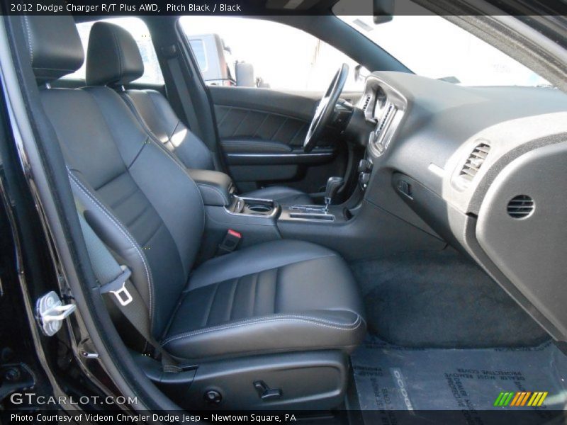 Pitch Black / Black 2012 Dodge Charger R/T Plus AWD