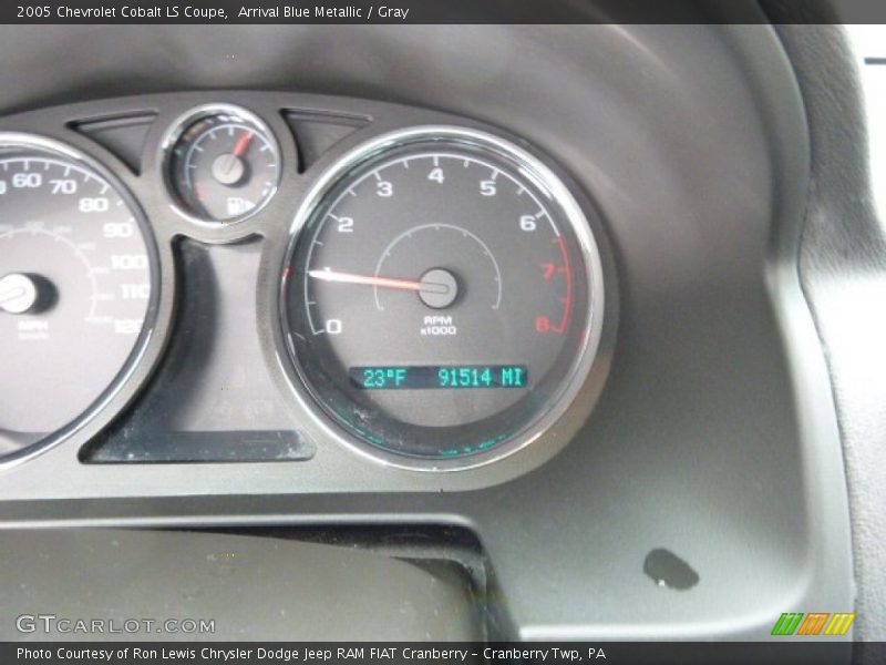 Arrival Blue Metallic / Gray 2005 Chevrolet Cobalt LS Coupe