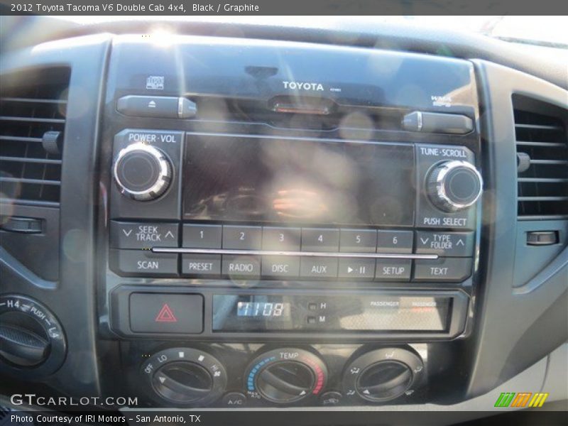 Black / Graphite 2012 Toyota Tacoma V6 Double Cab 4x4