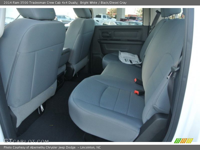Bright White / Black/Diesel Gray 2014 Ram 3500 Tradesman Crew Cab 4x4 Dually