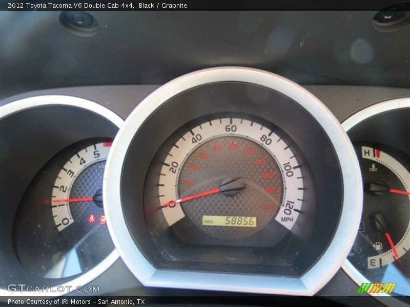 Black / Graphite 2012 Toyota Tacoma V6 Double Cab 4x4