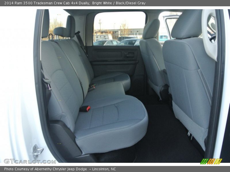 Bright White / Black/Diesel Gray 2014 Ram 3500 Tradesman Crew Cab 4x4 Dually