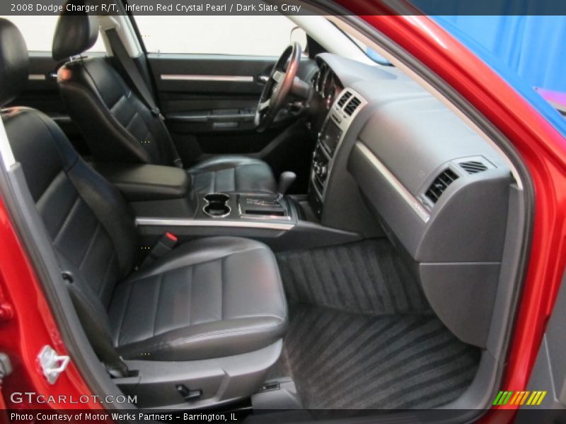 Inferno Red Crystal Pearl / Dark Slate Gray 2008 Dodge Charger R/T