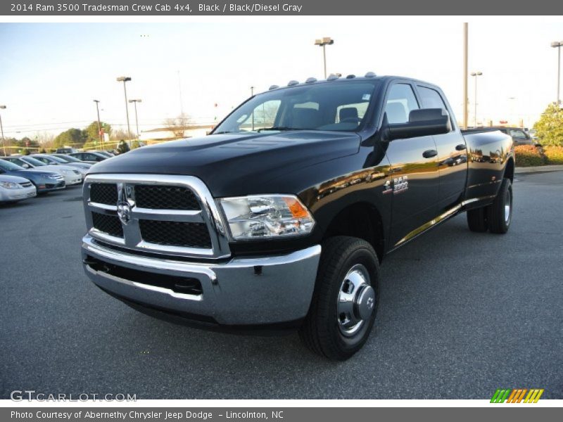 Black / Black/Diesel Gray 2014 Ram 3500 Tradesman Crew Cab 4x4