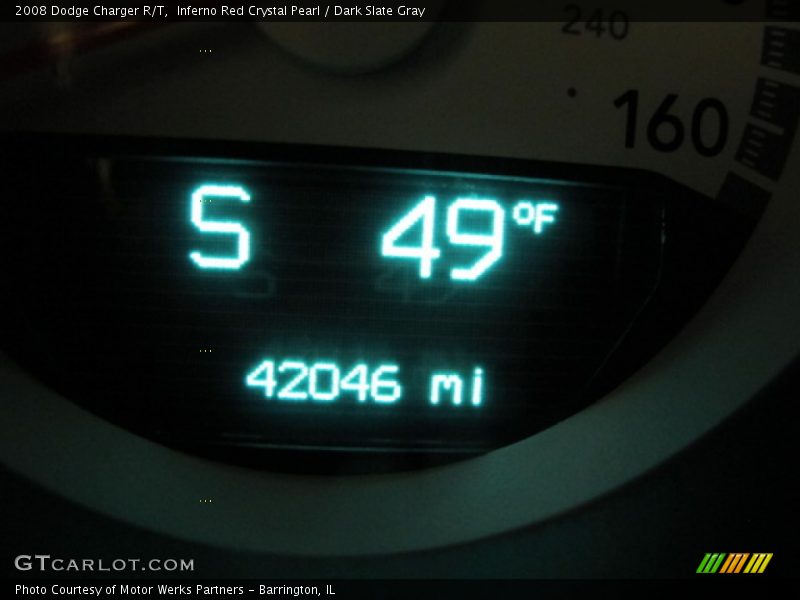 Inferno Red Crystal Pearl / Dark Slate Gray 2008 Dodge Charger R/T